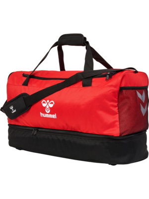 Hummel hmlCORE 2.0 Sporttasche mit Bodenfach true red/schwarz