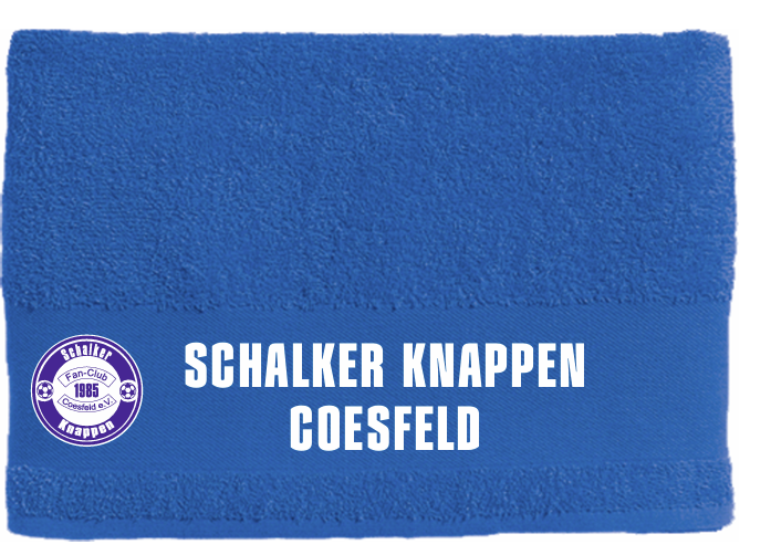 S04 Fanclub Knappen Coesfeld Handtuch 50x100cm