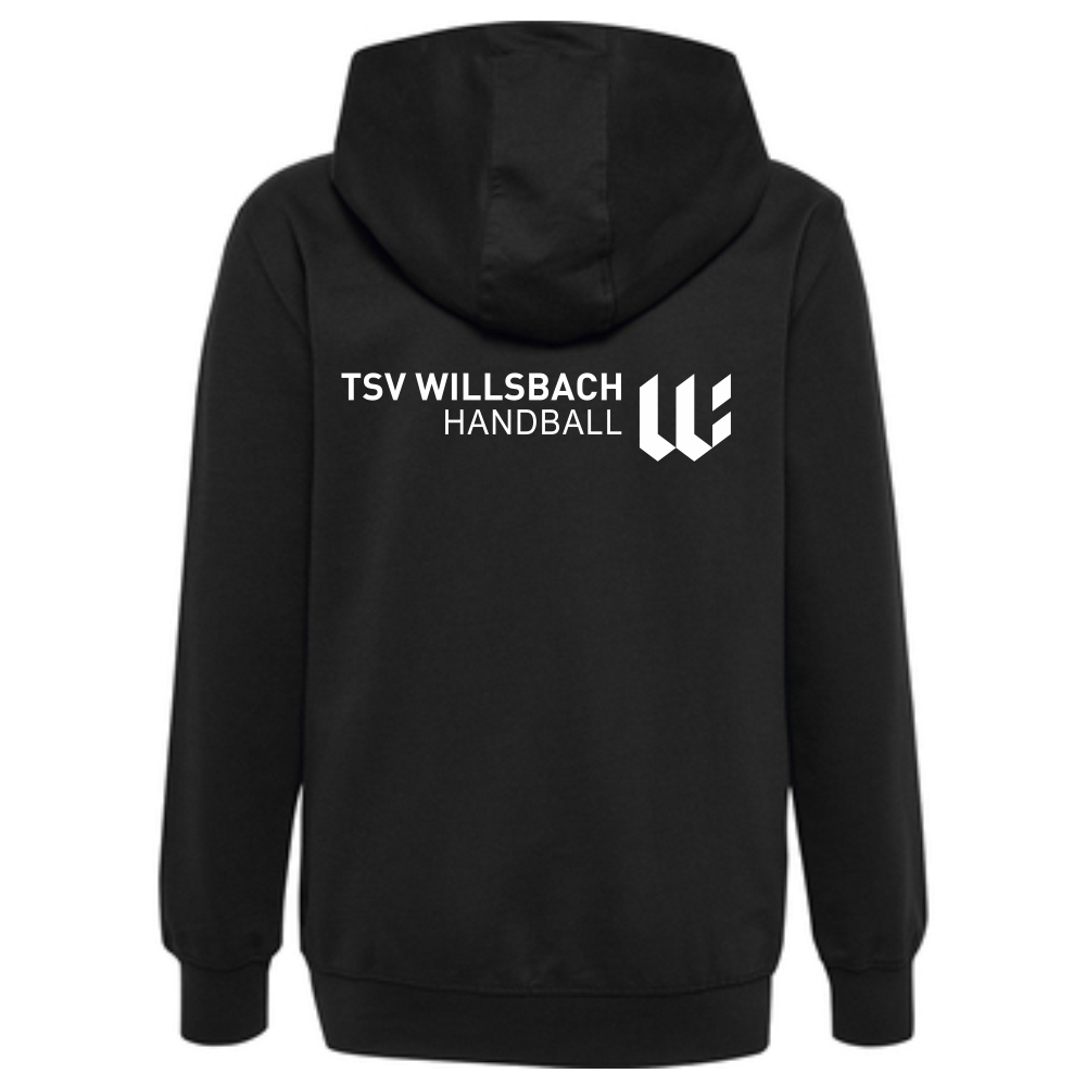 TSV Willsbach Hummel GO 2.0 Damen Baumwoll Hoodie schwarz