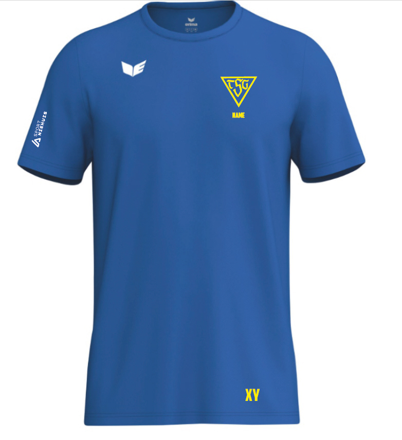TSG Dülmen Aufwärmshirt Intro blau