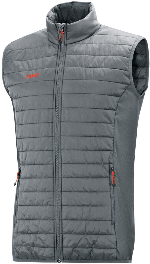 Jako Premium Steppweste steingrau