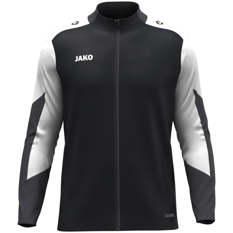Jako Kinder Polyesterjacke Dynamic schwarz-weiß-anthrazit