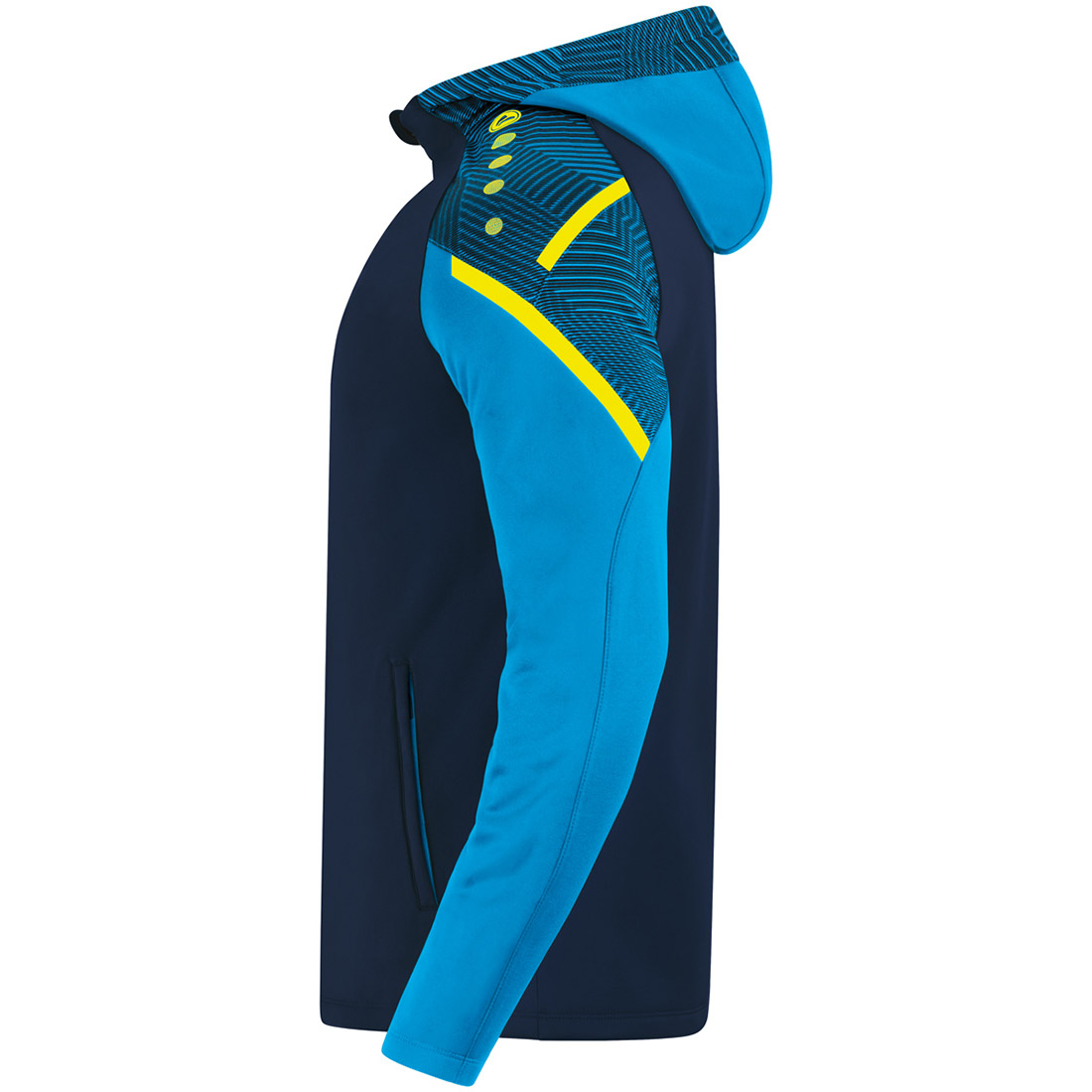 Jako Herren Kapuzenjacke Performance blau