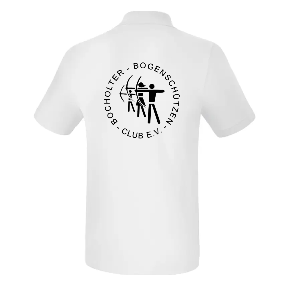Bocholter Bogenschützen Teamsport Polo weiß Herren