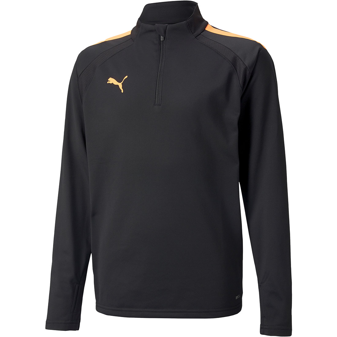 Puma Kinder 1/4 Zip Top teamLIGA schwarz-orange