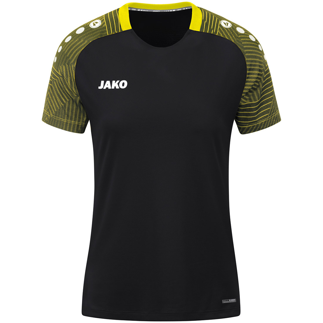Jako Damen T-Shirt Performance schwarz-gelb