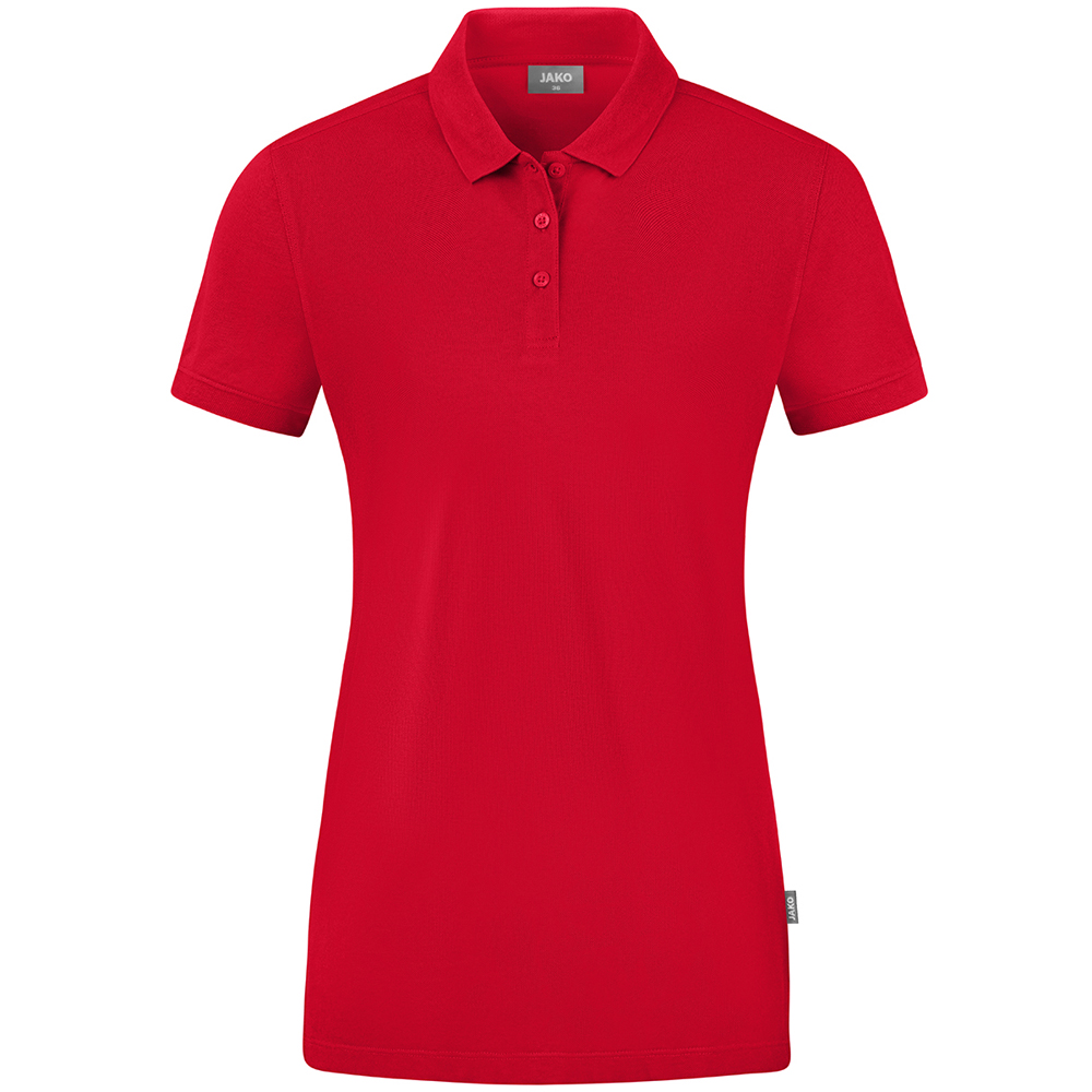 Jako Damen Polo Doubletex rot