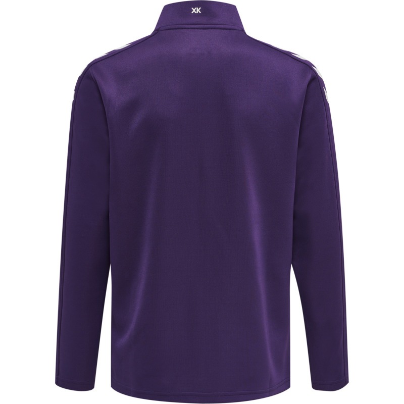 Hummel Hmlcore XK Poly Zip Sweat Kids acai/white