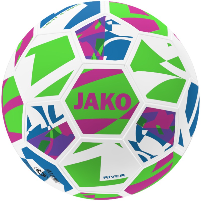 Jako Lightball River weiß-neongrün-pink, 350g