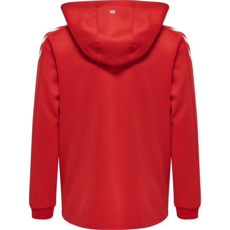Hummel Hmlcore XK Poly Zip Hood Sweat Kids true red