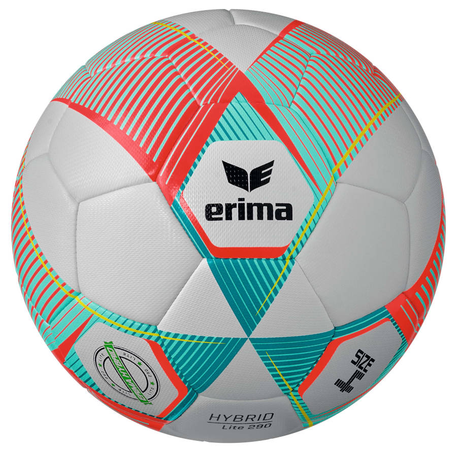Erima Fußball HYBRID LITE 290 fiery-coral petrol