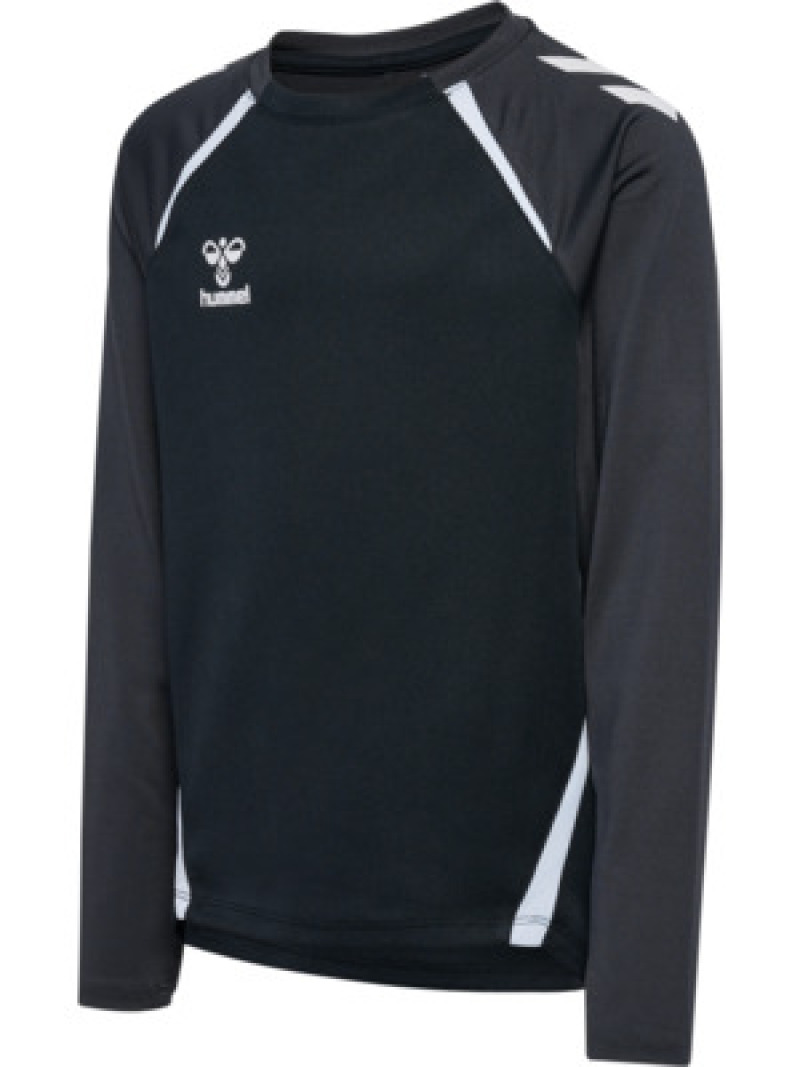 Hummel hmlLEAD 2.0 CREW SWEAT KIDS black/asphalt
