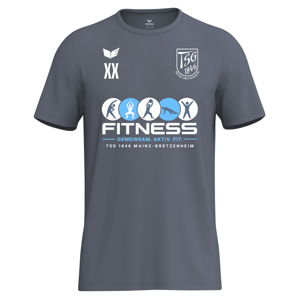 TSG Mainz-Bretzenheim Fitness Erima Intro Funktionsshirt Herren slate grey