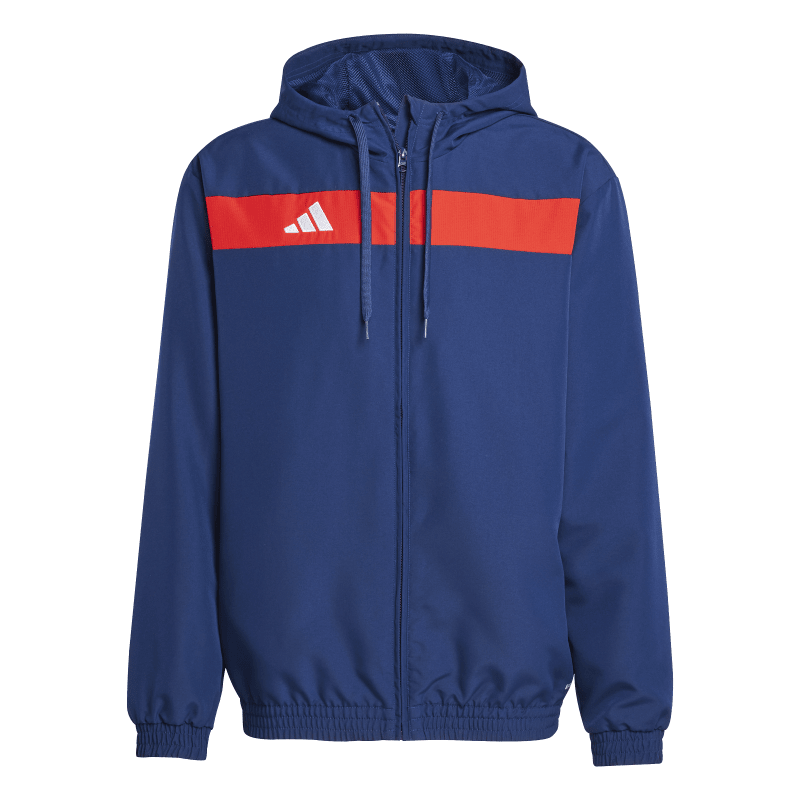 Adidas Full-Zip Hoodie Tiro 25 Essentials team navy blue-red