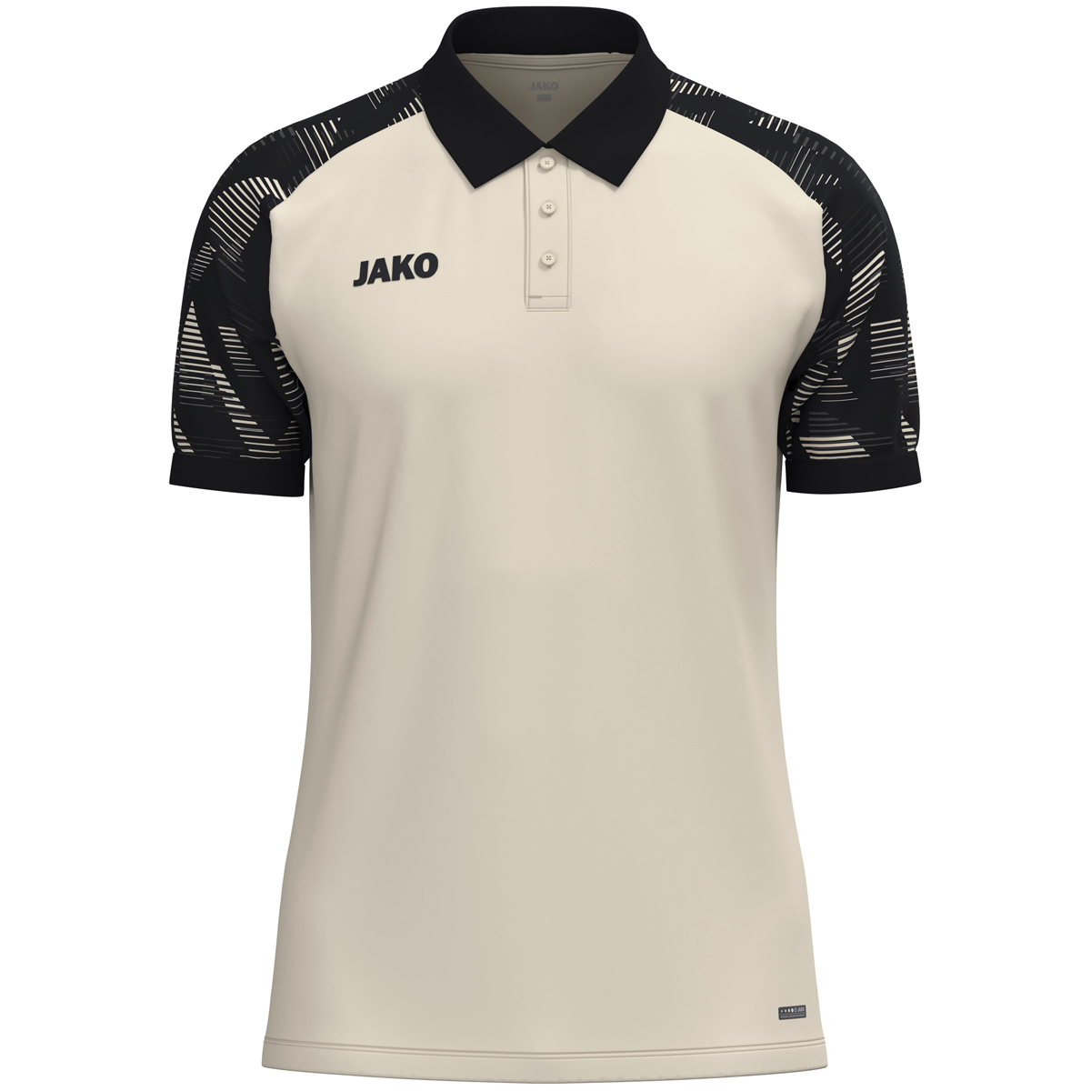 Jako Polo Sonic off white/schwarz