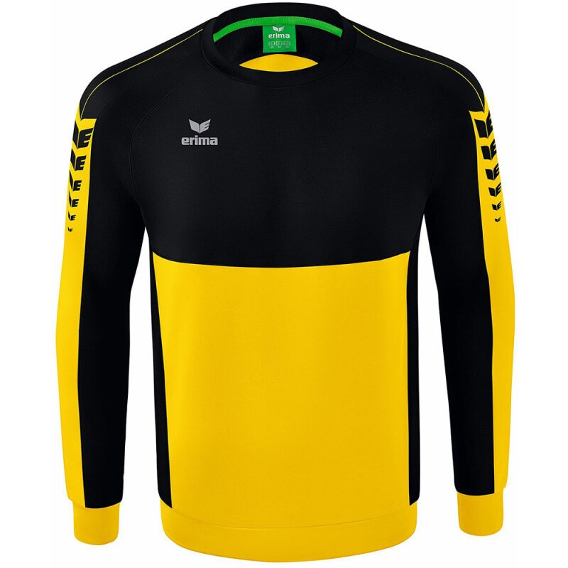 Erima Sweatshirt Six Wings gelb-schwarz