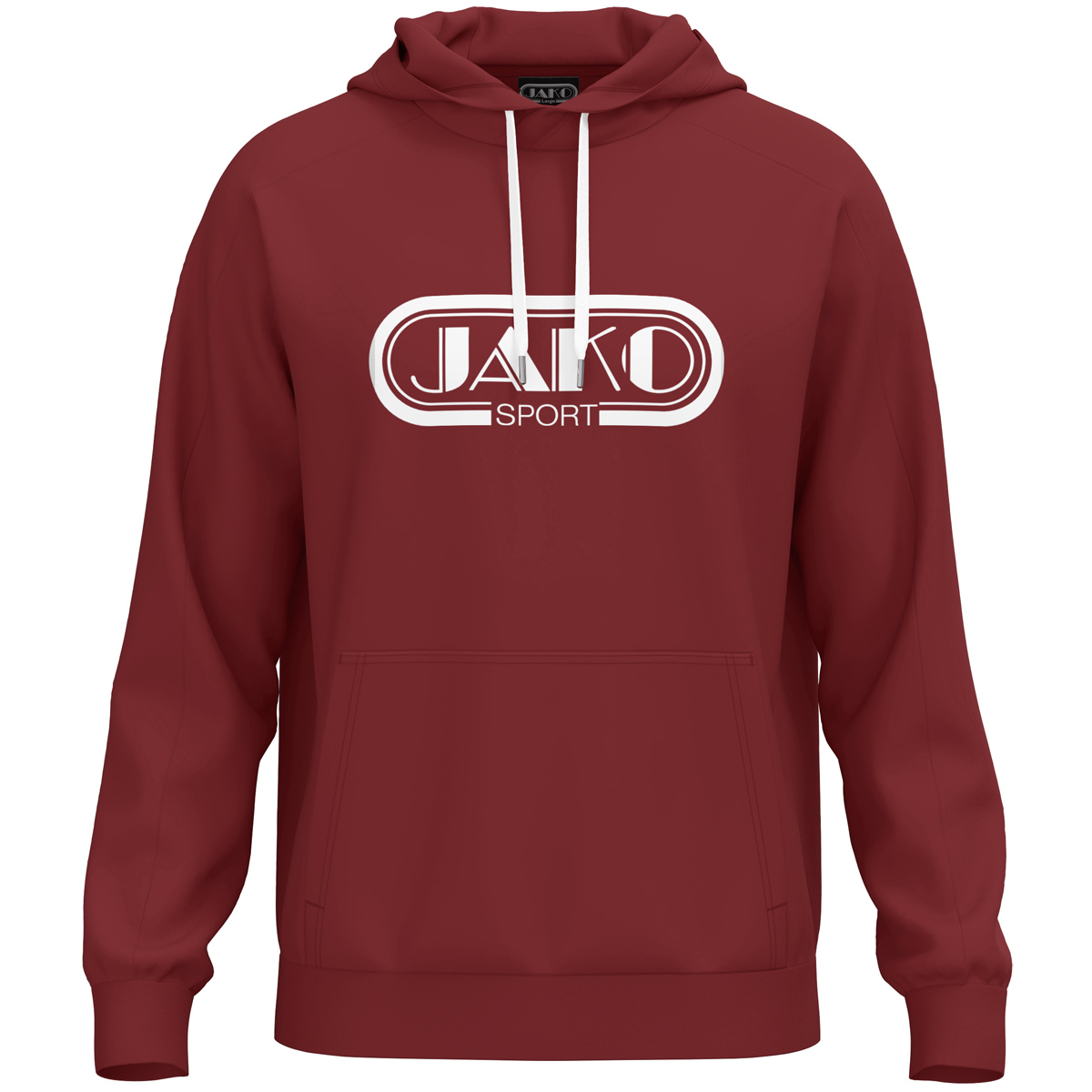 Jako Kapuzensweat Promo rubinrot