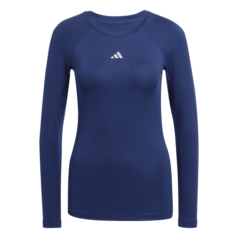 Adidas Damen Langarm T-Shirt Techfit team navy blue 2