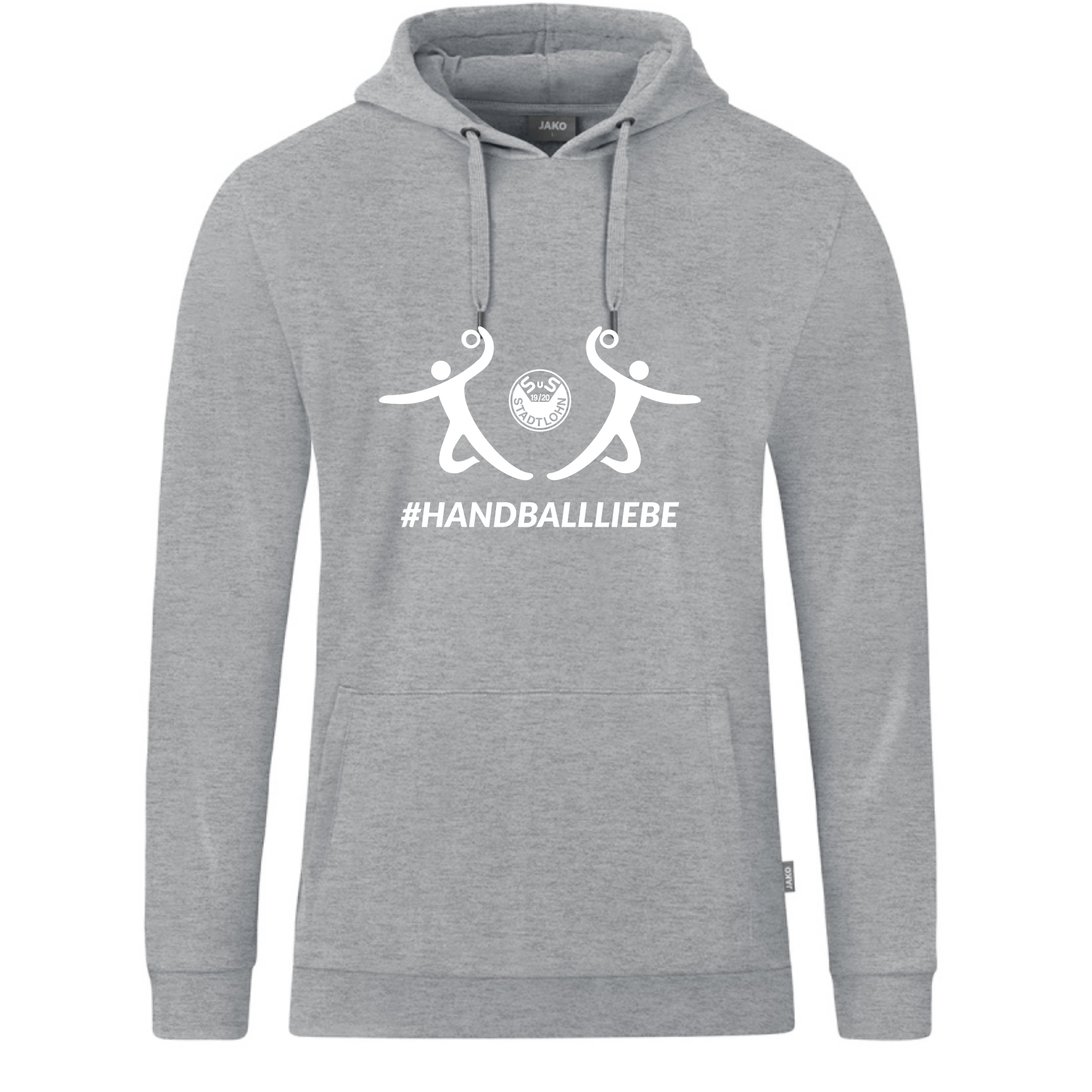 SuS Stadtlohn Handballliebe Kinder Hoodie Organic hellgrau