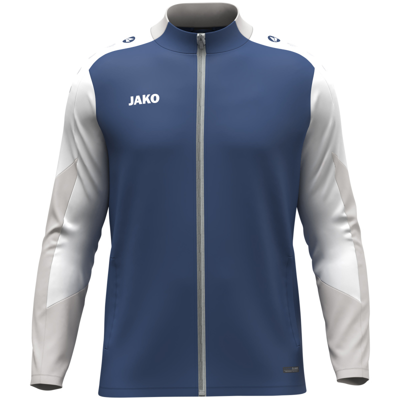 Jako Polyesterjacke Dynamic nachtblau-weiß-hellgrau