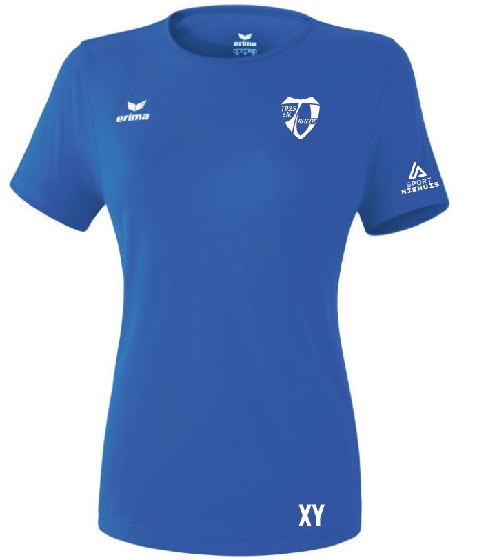 TV Rhede Damen Funktions T-Shirt blau