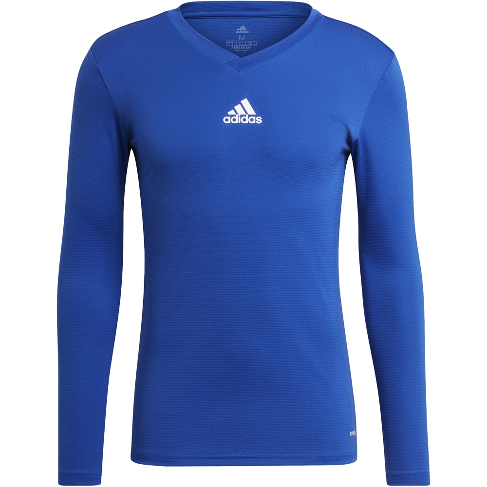Adidas Herren Langarm Base Shirt Team blau