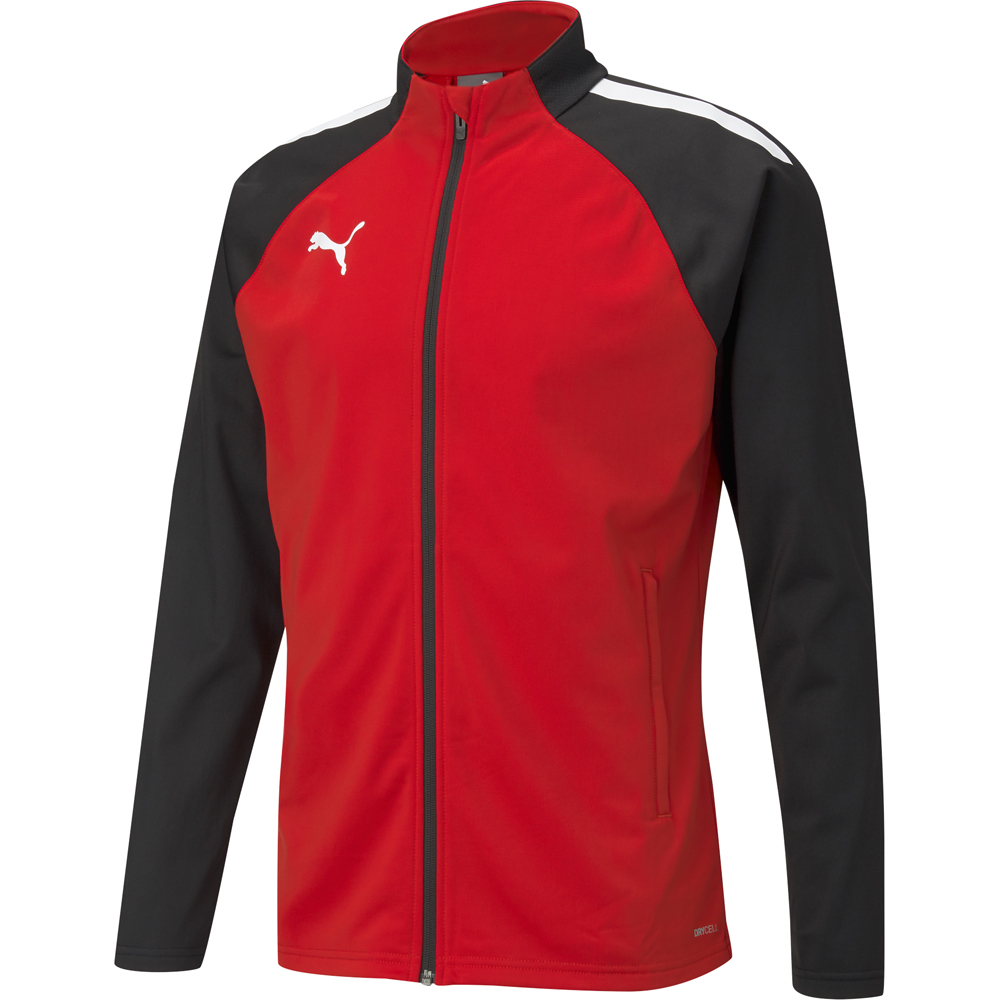 Puma Kinder Trainingsjacke teamLIGA rot-schwarz