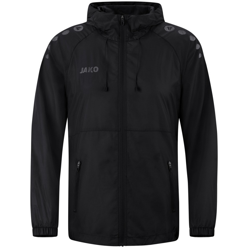 Jako Lightweightjacke Flow schwarz