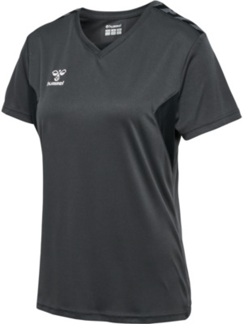 Hummel Hmlauthentic 24 PL Damen Jersey S/S grau