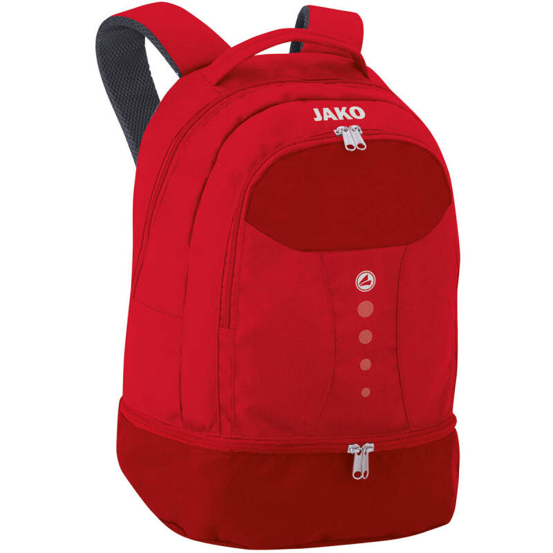 Jako Rucksack Striker mit Bodenfach rot