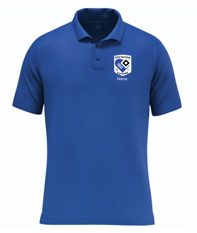 HSV Fanclub Surwold Polo Uni blau