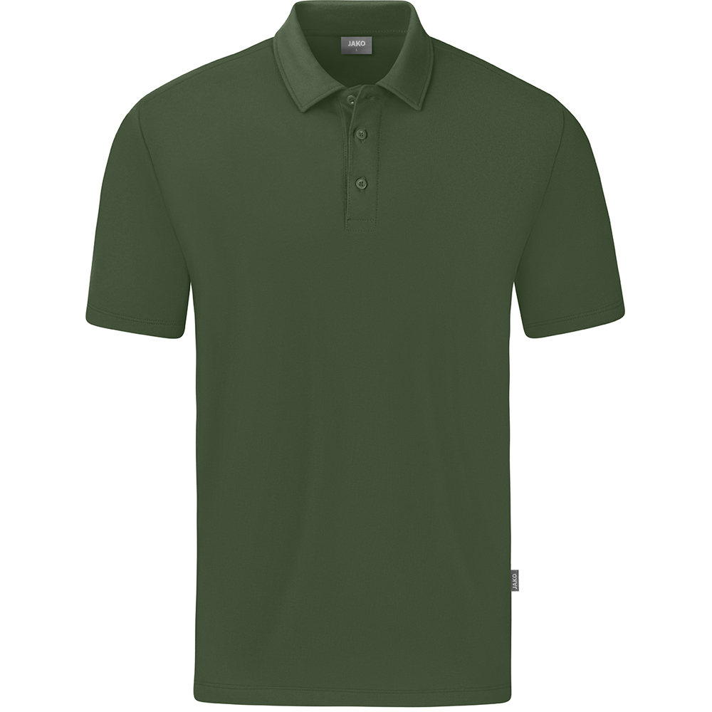 Jako Herren Polo Organic Stretch grün