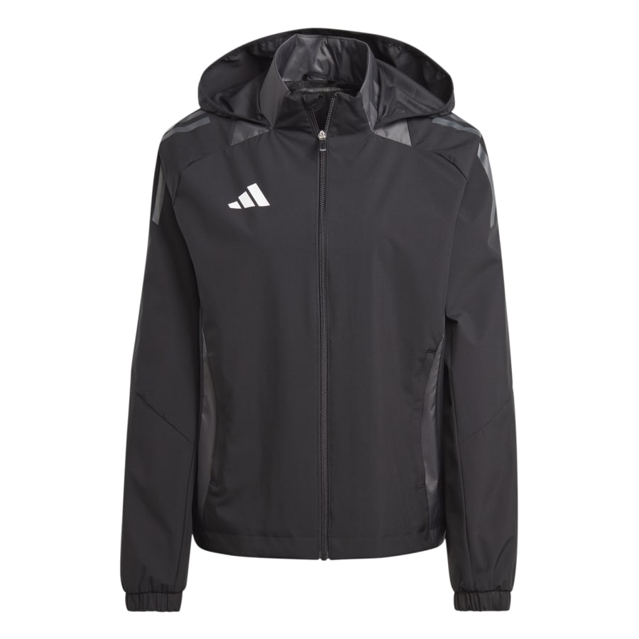 adidas Damen Allwetterjacke Tiro 24 Competition Black / Team Dark Grey