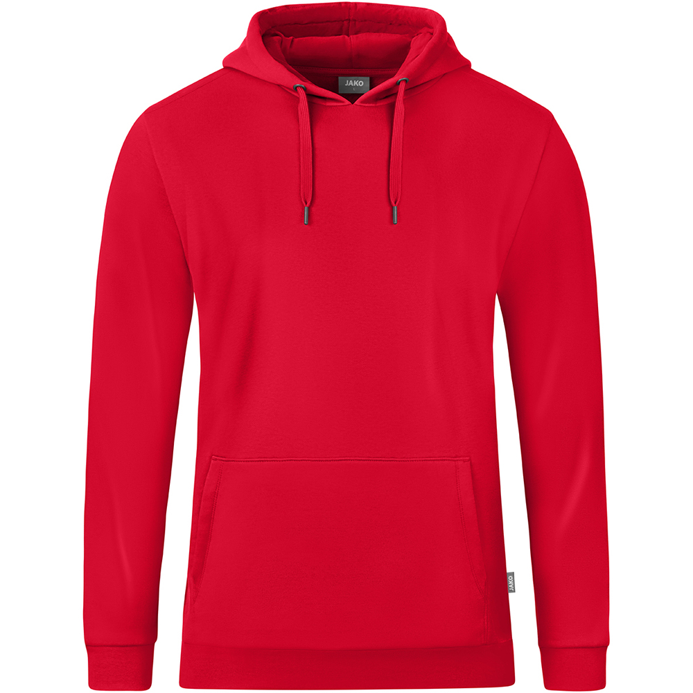 Jako Herren Kapuzensweat Organic rot
