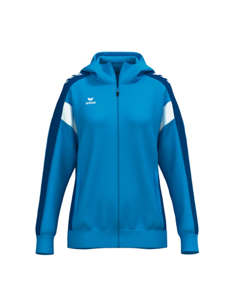 Erima CELEBRATE 125 Damen Trainingsjacke mit Kapuze curacao/new royal