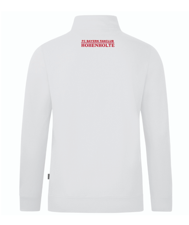 FC Bayern Fanclub Hohenholte Sweatjacke Doubletex weiß