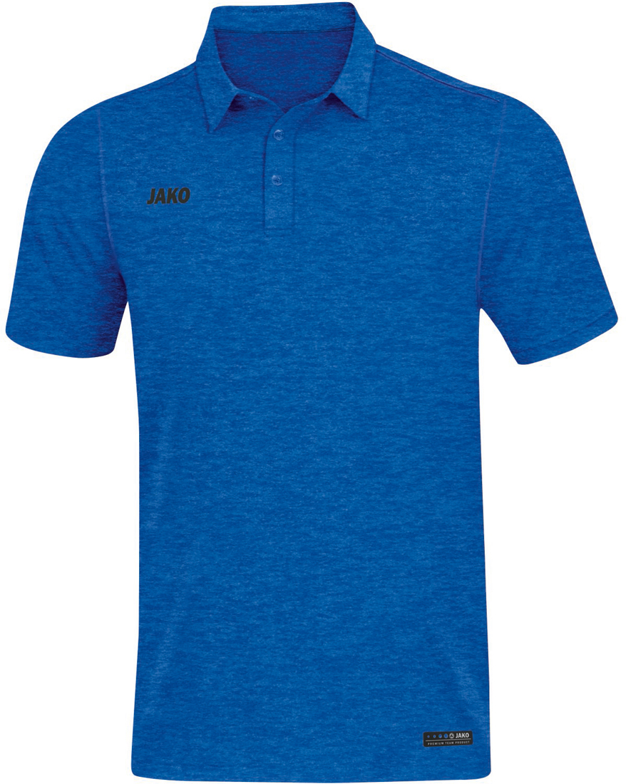 Jako Premium Basics Polo royal meliert