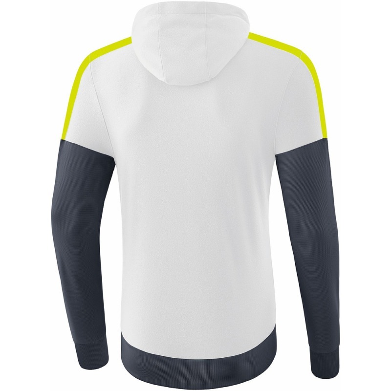 Erima Kinder Hoodie Squad weiß-grau-grün