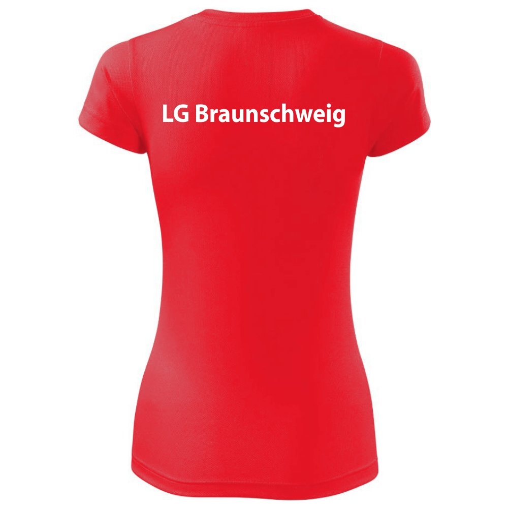 LG Braunschweig Erima Damen Funktions Teamsport T-Shirt rot