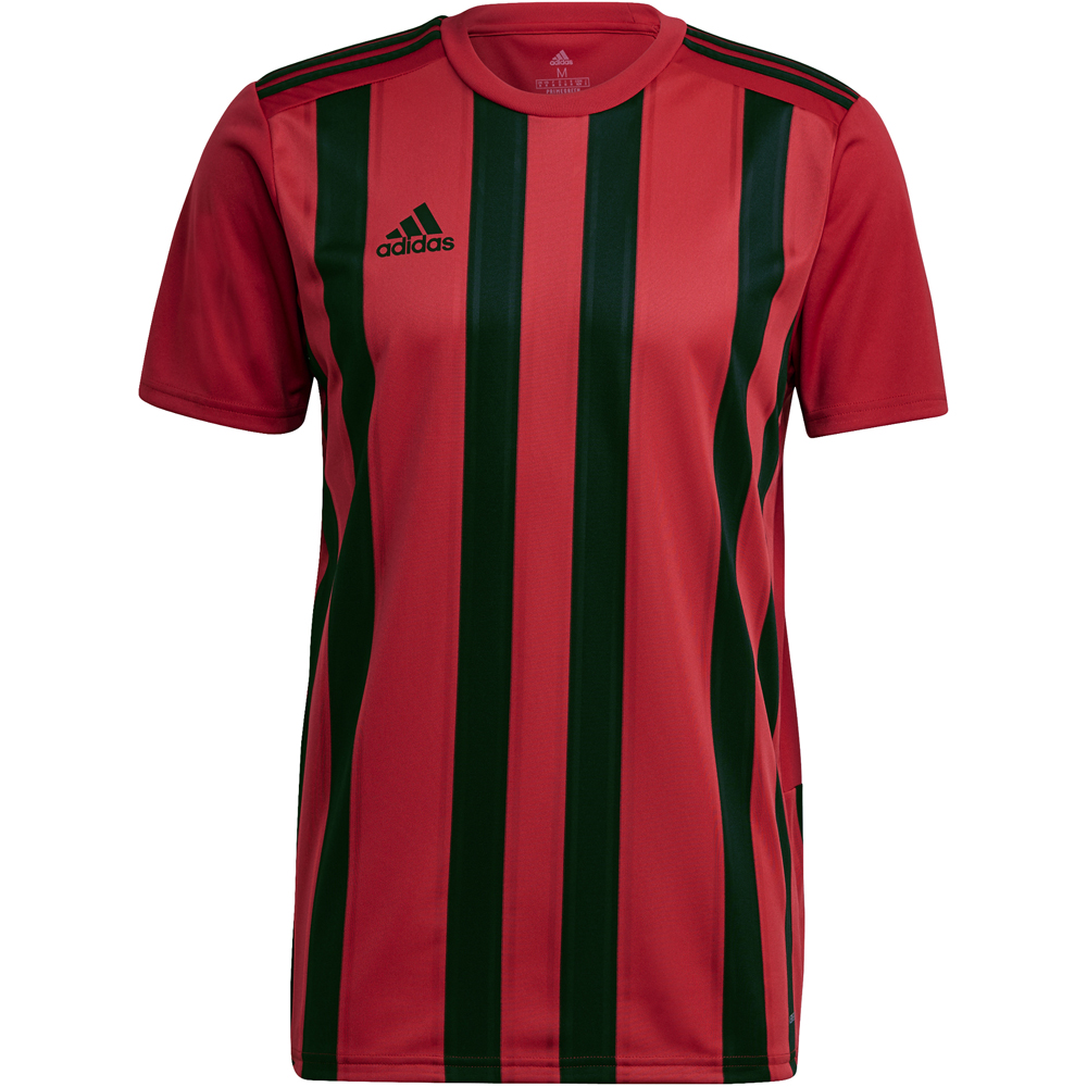 Adidas Kurzarm Trikot Striped 21 rot-schwarz