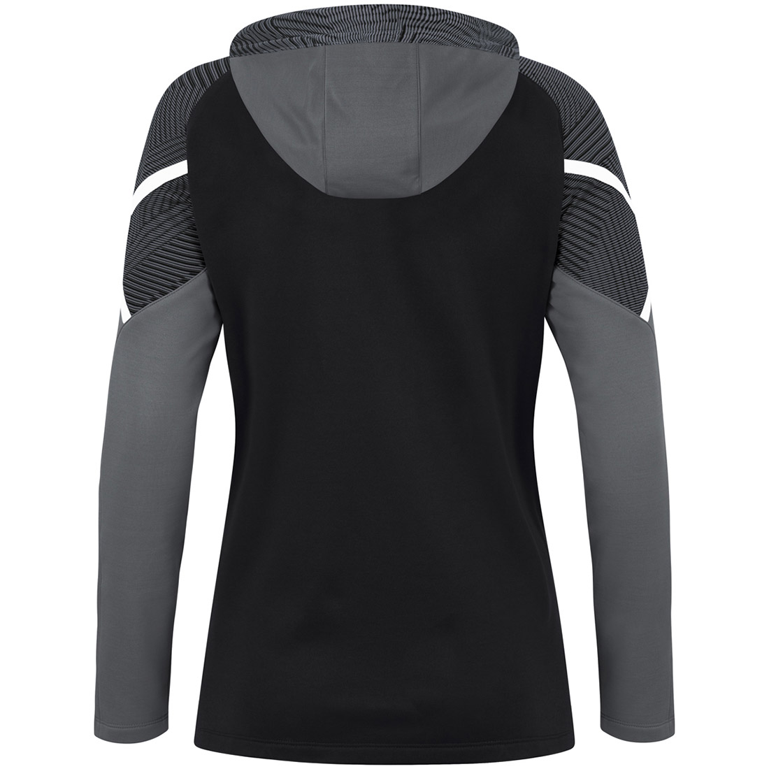 Jako Damen Kapuzenjacke Performance schwarz-grau