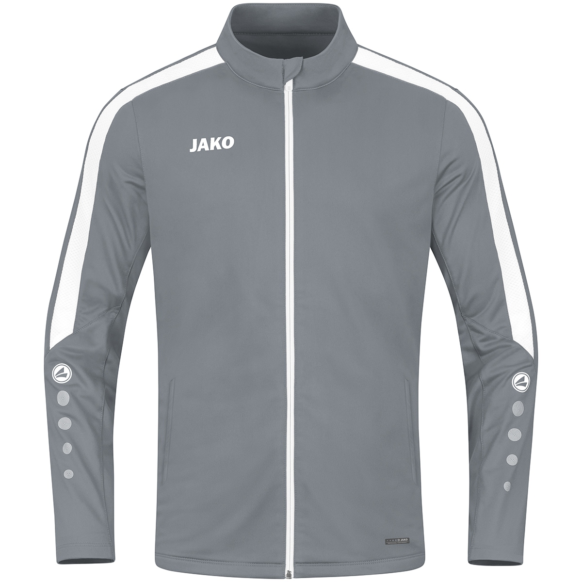 Jako Damen Polyesterjacke Power steingrau