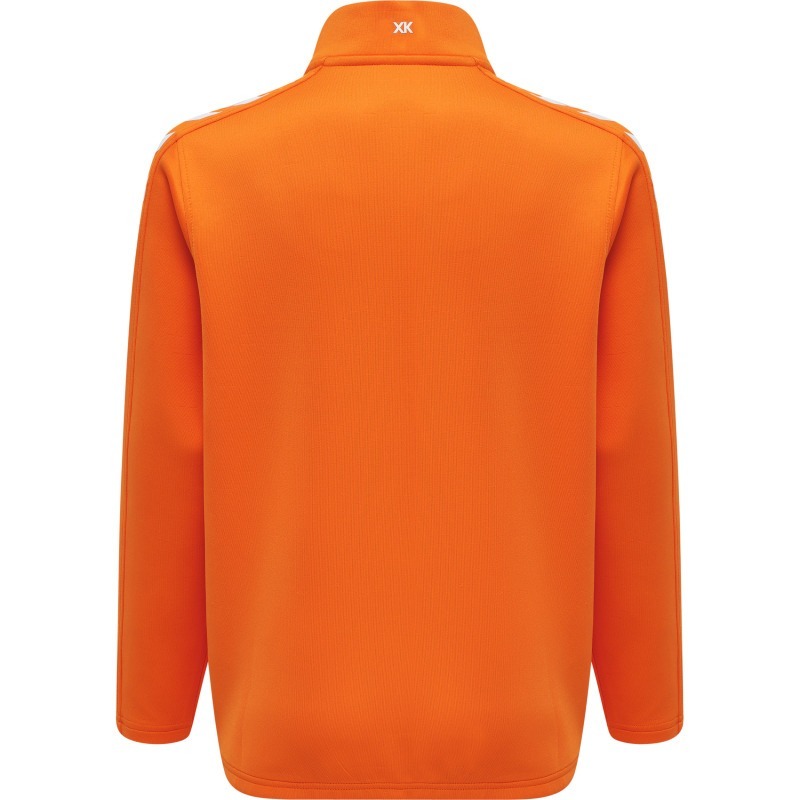 Hummel Hmlcore XK Half Zip Poly Sweat Kids orange tiger