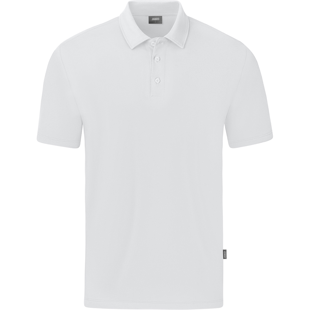 Jako Herren Polo Organic Stretch weiß