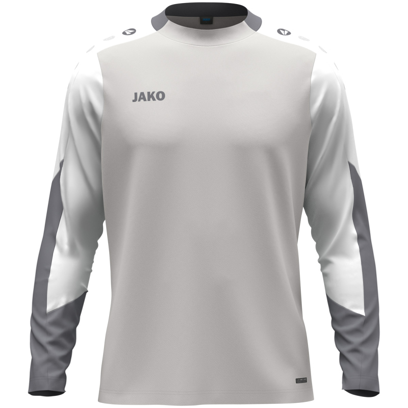 Jako Kinder Longsleeve Dynamic hellgrau-weiß-grau
