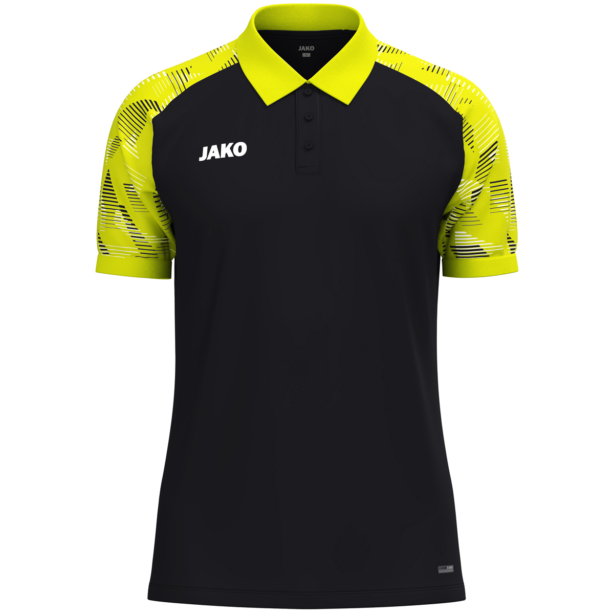 Jako Polo Sonic Kinder schwarz/neongelb