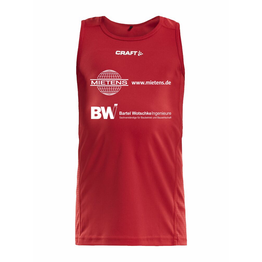 LG Braunschweig Craft Kinder Rush Singlet rot