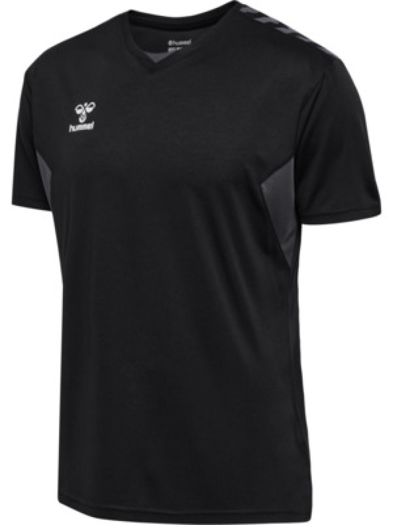 Hummel Hmlauthentic 24 PL Herren Jersey S/S schwarz