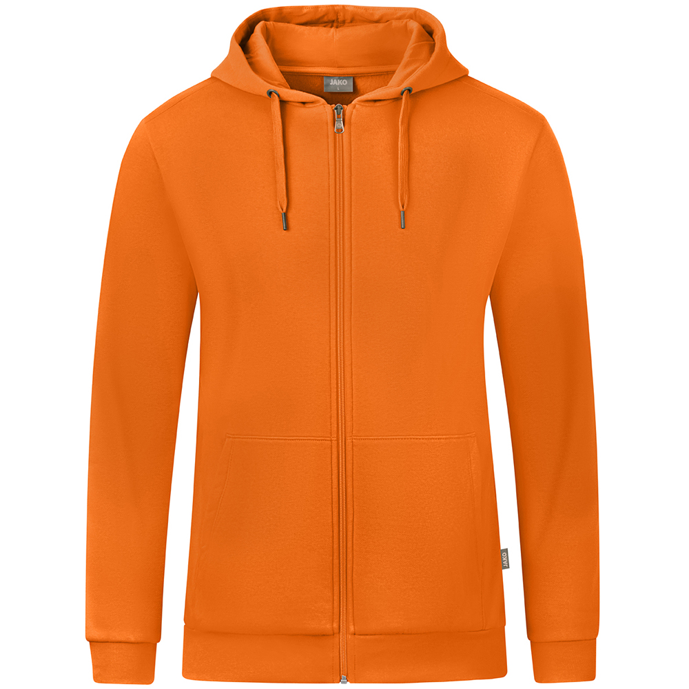 Jako Herren Kapuzenjacke Organic orange