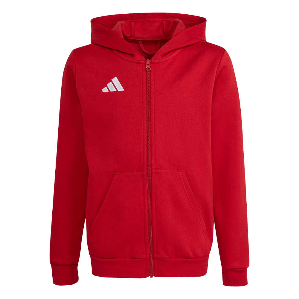 Adidas Entrada 26 Kapuzenjacke Kids Rot